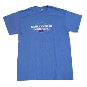 Ole Miss Hotty Toddy Build Your Legacy T-Shirt Size M NCAA College Rebels Gildan